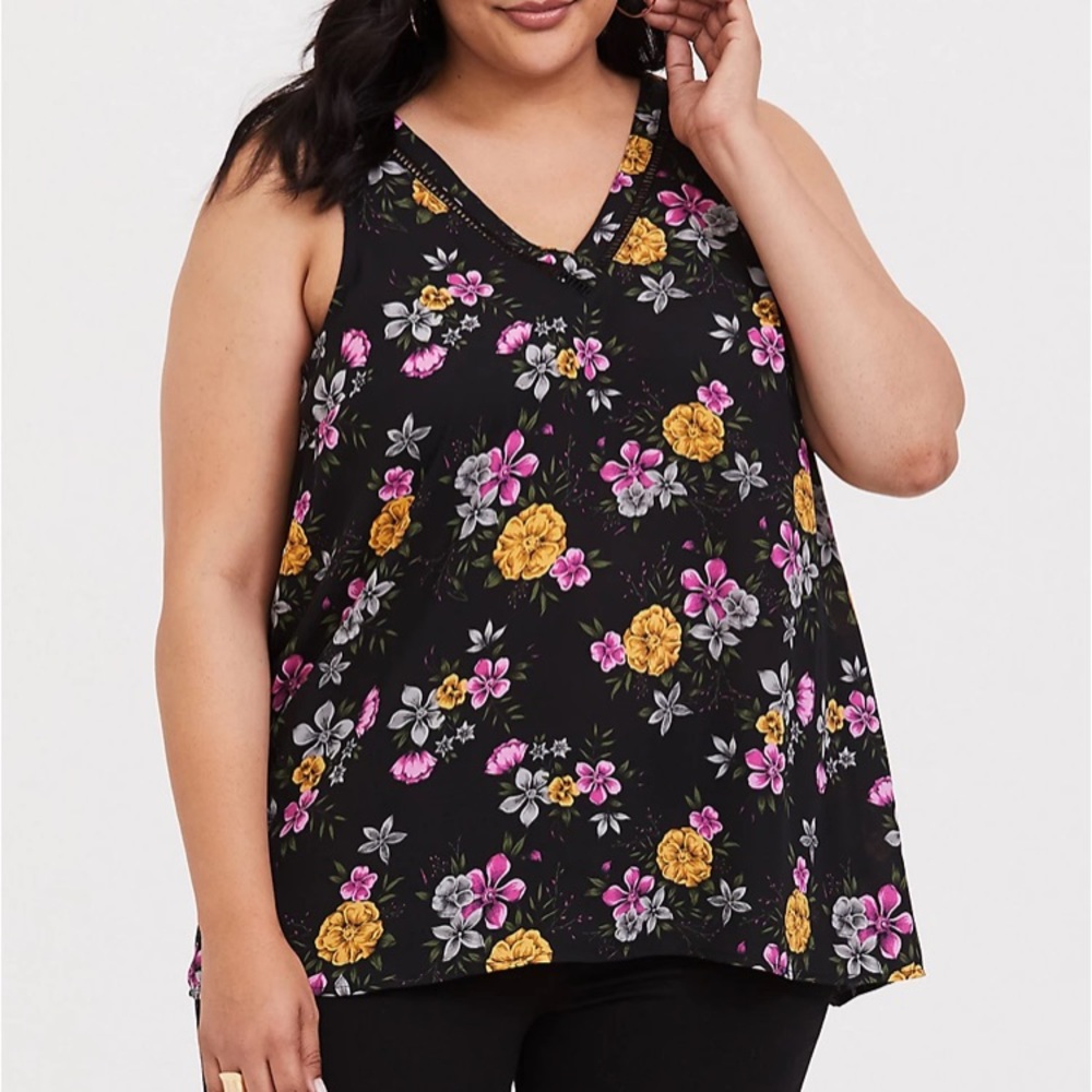 3X FLOWER V NECK BLOUSE OBO BUNDLE AND SAVE NWOT